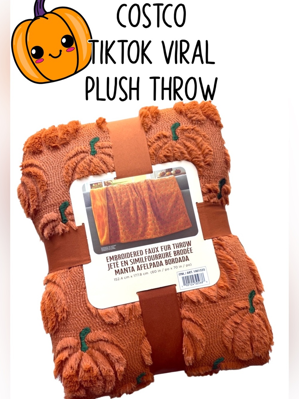 👻COSTCO TikTok VIRAL PUMPKIN THROW